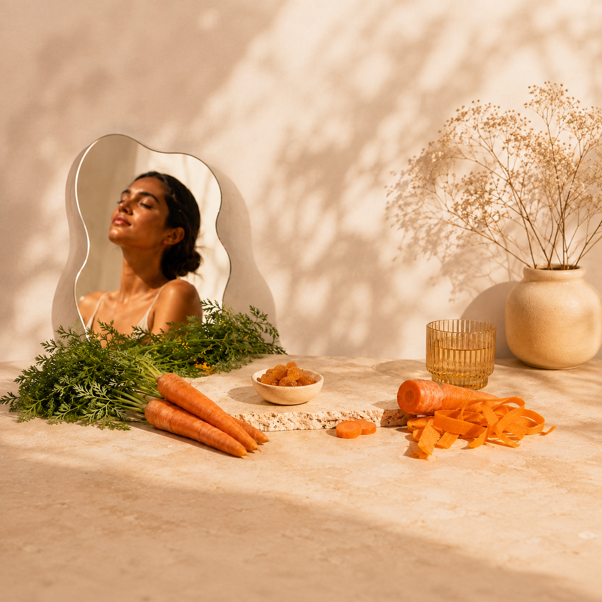 Can carrots really change your skin colour?
