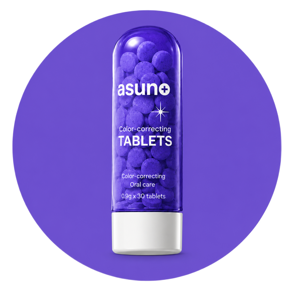 Asuno Teeth Color-Correcting Tablets